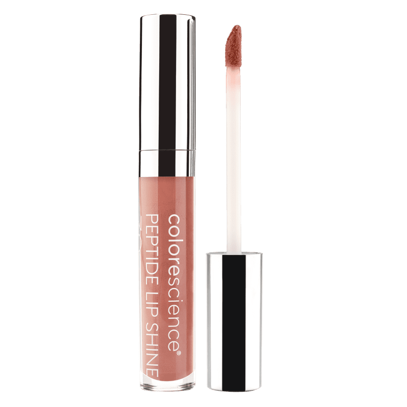 Peptide Lip Shine SPF 30 champagne bottle || champagne